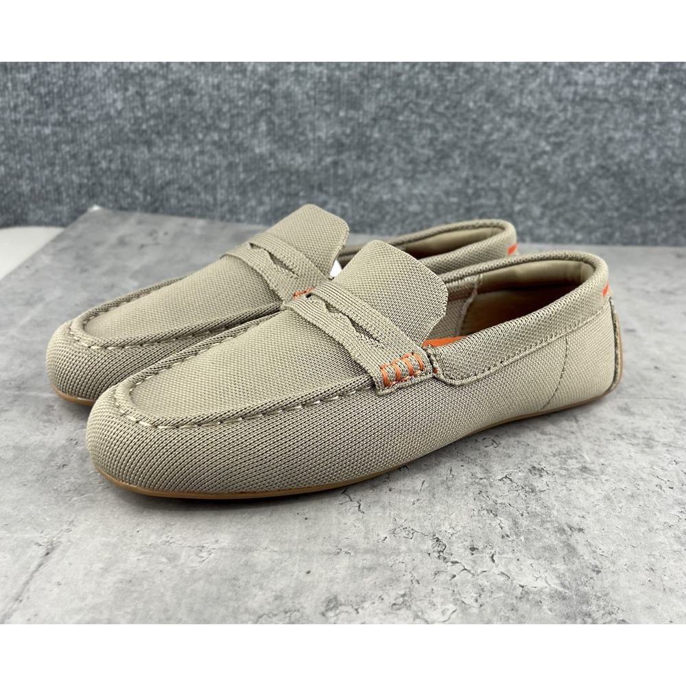 Dearfoams Women's Hazel Sport Knit Driving Loafer, Mohair, Size 9 New